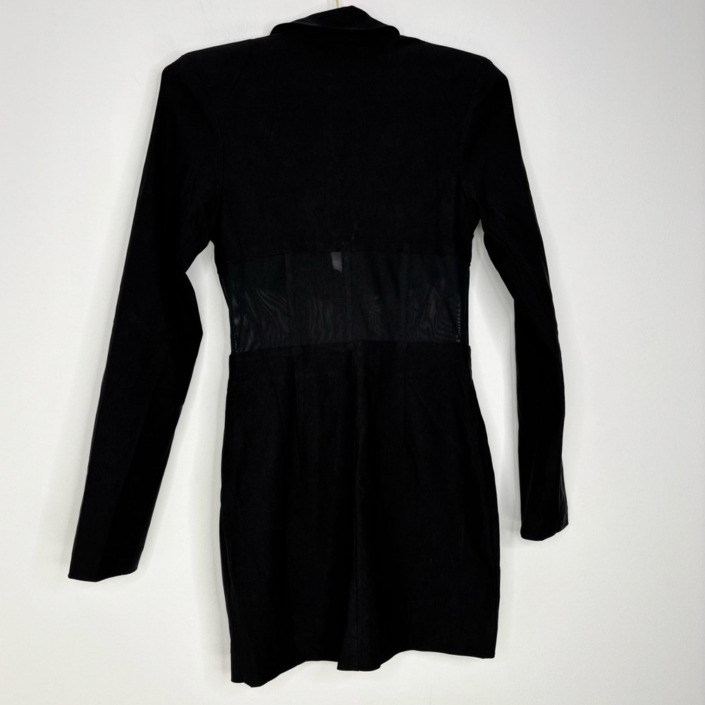 Michael Costello x REVOLVE Chase Jacket Dress Black Blazer Mini, Size Small New - Picture 8 of 16